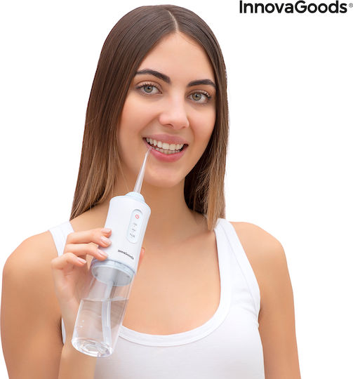 InnovaGoods Denter Water Flosser 220ml Επαναφορτιζόμενο & Αδιάβροχο White
