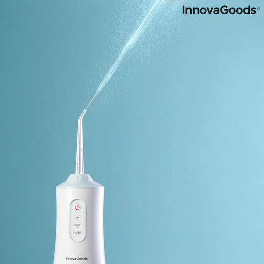 InnovaGoods Denter Water Flosser 220ml Επαναφορτιζόμενο & Αδιάβροχο White