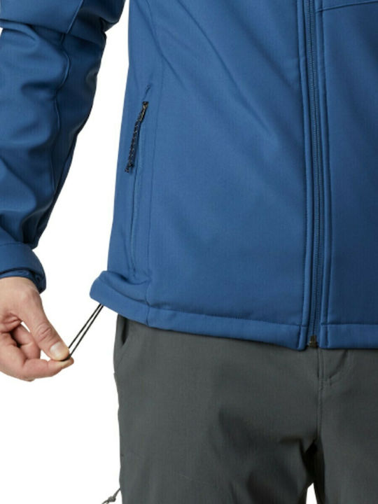 Cascade Ridge II Χειμωνιάτικο Μπουφάν Softshell Αδιάβροχο και Αντιανεμικό Μπλε