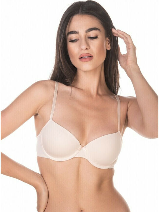 Ida Bra without Padding Underwire Beige/Salmon