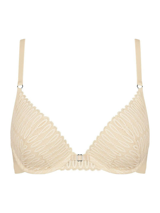 Aura Bra with Light Padding Underwire Beige