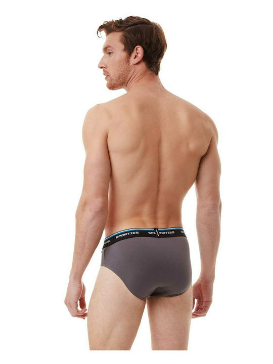 Herren Slips Black / Grey 2Packung
