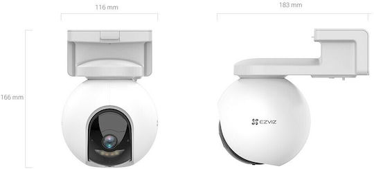 Ezviz CS-HB8 (4MP) IP Камера за наблюдение Wi-Fi Full HD+ 4MP Водоустойчива с Обектив 4мм