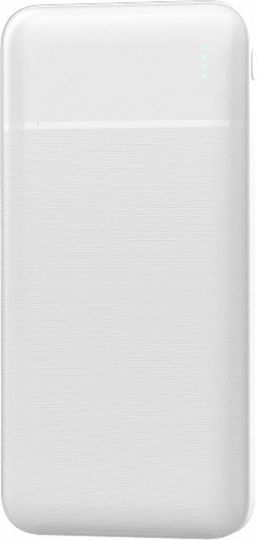 Platinet PL0407 Power Bank 10000mAh με 2 Θύρες USB-A Λευκό