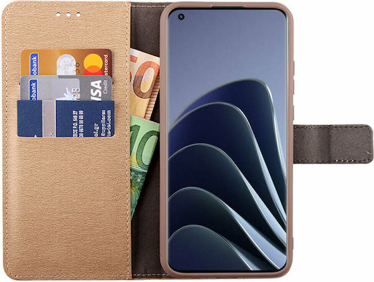 Volte-Tel Allure Magnet Brieftasche Synthetisches Leder Braun (OnePlus 10 Pro)