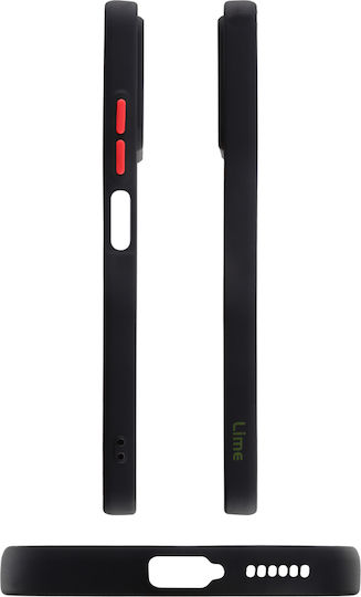Lime Hardshell Camera Guard Back Cover Πλαστικό Black with Red Keys (Xiaomi Mi 10 Lite)