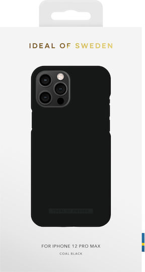 iDeal Of Sweden Fashion Seamless Back Cover Silicone Coal Black (iPhone 12 Pro Max)