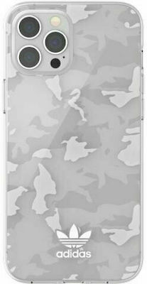 Adidas SnapCase Camo Silicone Back Cover Transparent / White (iPhone 12 Pro Max)