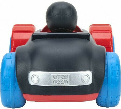 Jazwares Verflochtene Wheelies Miles Spielzeugauto Webbed Wheelies Miles Morales Spider-Man, - Rot und Schwarz 2 für Kinder ab 3 Jahren (Verschiedene Designs)