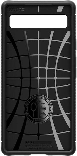 Spigen Rugged Armor Back Cover Silicone 2mm Matte Black (Google Pixel 6a)