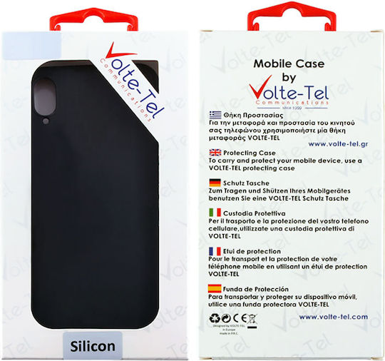 Volte-Tel Camera Guard Back Cover Silicon Negru (Xiaomi Mi 10 Lite)