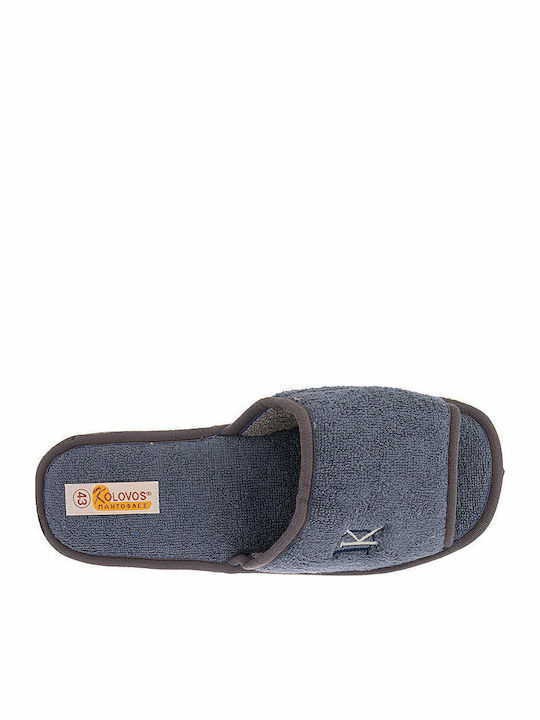 Men's Terry Slippers Gray