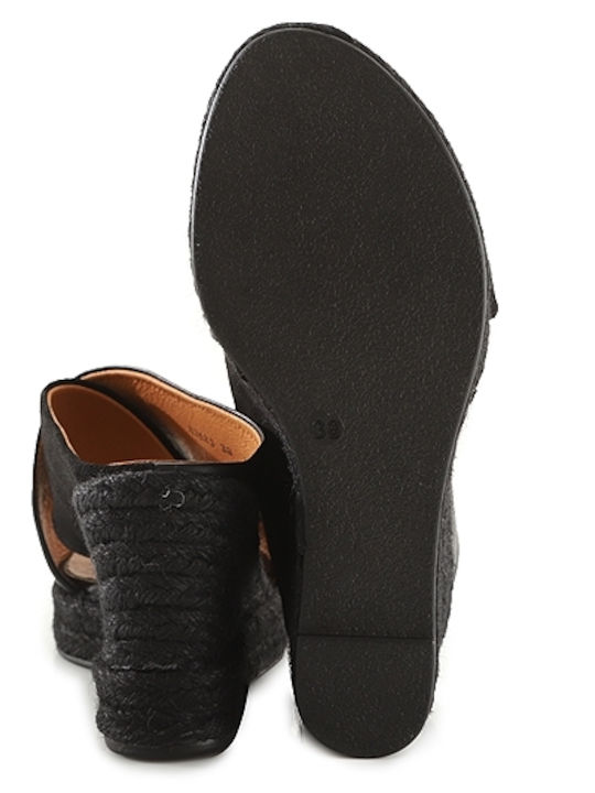 Anatomic Women's Leather Platform Shoes Black