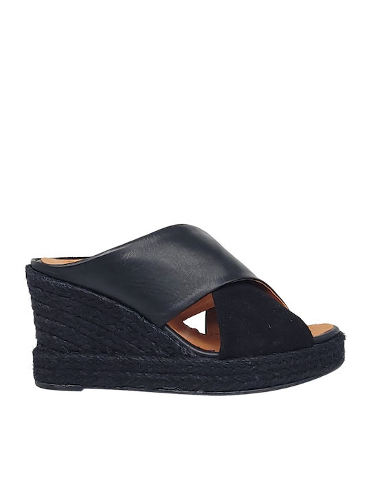 Anatomic Women's Leather Platform Shoes Black