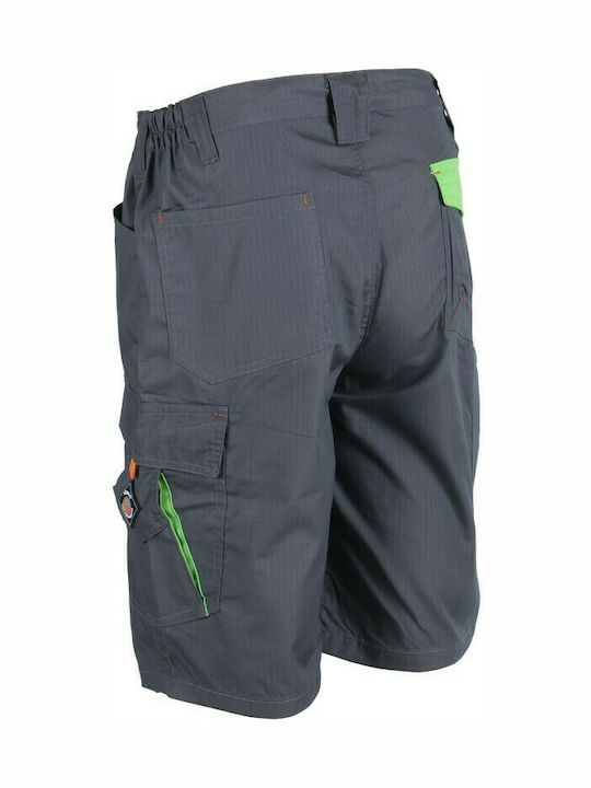 Stenso Prisma Summer Reflective Work Shorts Gray