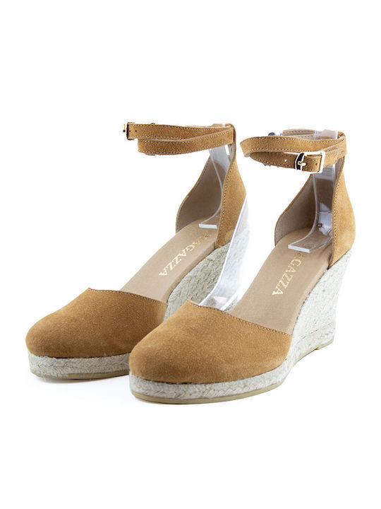 Women's Suede Platform Espadrilles Open Taba