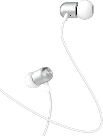 XO EP5 In-ear Handsfree with 3.5mm Connector Silver