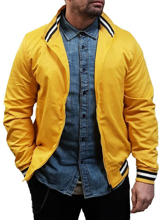 Winter Jacket Bomber Windproof Yellow