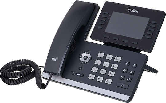 Yealink SIP-T54W С Кабел IP Телефон С 16 Линии Черен