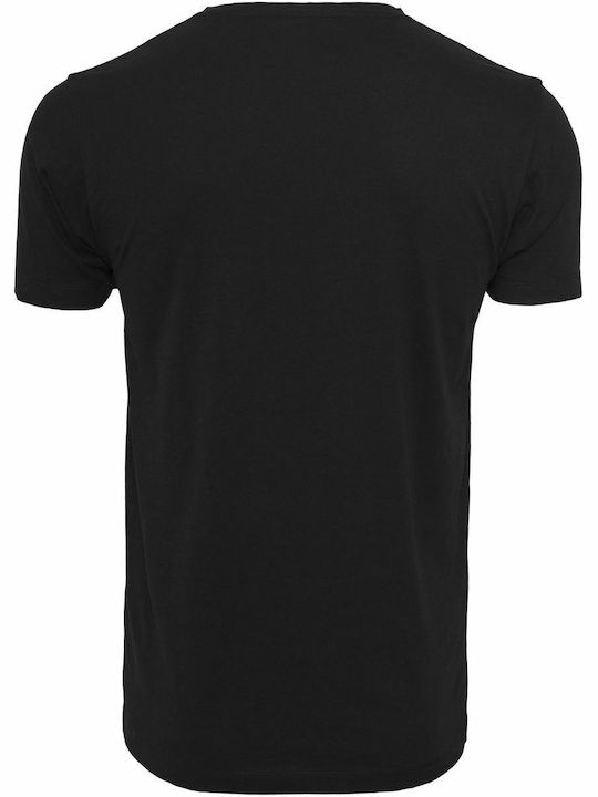 Merchcode Notorious Big Crown T-shirt Μαύρο Βαμβακερό