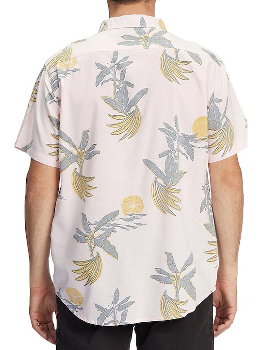 Billabong Sundays Men's Shirt Short Sleeve Floral White