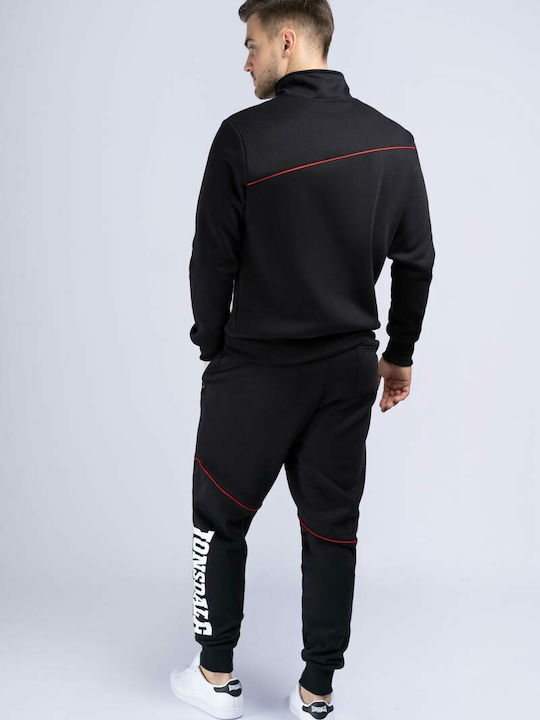 Lonsdale Geddington Sweat Set Black