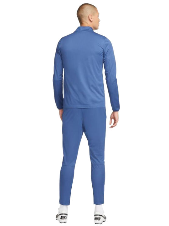 Academy 21 Football Tracksuit Dri-Fit Glossy with Elastic Blue