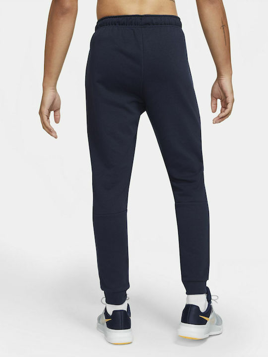 Sweatpants Dri-Fit Glossy with Elastic Navy Blue