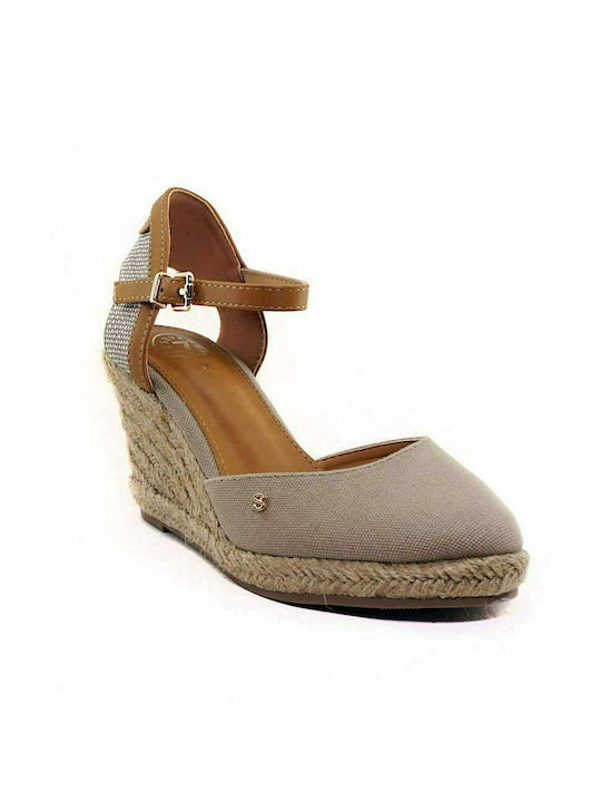 Seven Women's Fabric Platform Espadrilles Green