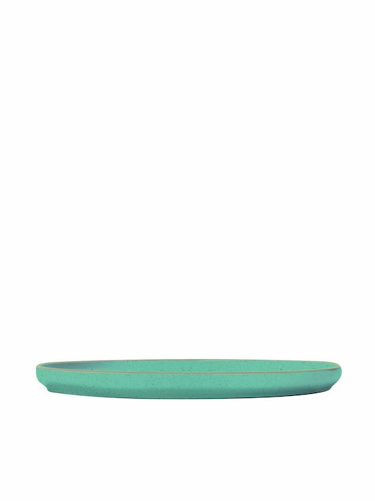 GTSA Light Blue Πιάτο Ρηχό από Πορσελάνη Πράσινο με Διάμετρο 21cm 6τμχ