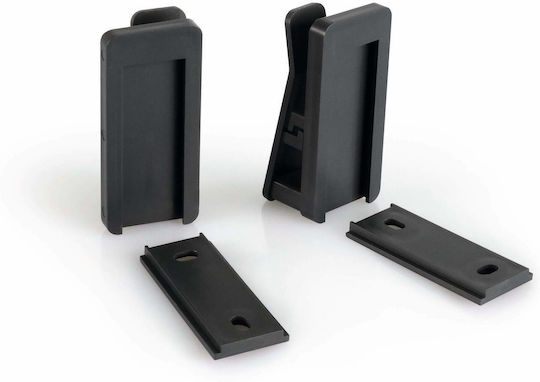 Durable Visioclip Tabletständer Wand in Gray Farbe