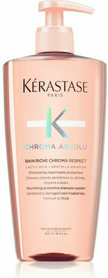 Kérastase Chroma Absolu Bain Riche Chroma Respect Shampoos Farberhalt für Gefärbt Haare 1x500ml