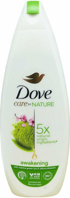 Dove Awakening Baie cremoasă Ceai verde Matcha și flori de Sakura Blossom (1x600ml) 600ml