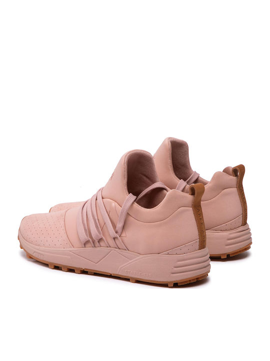 Raven Nubuck S-E15 Дамски Плоски Маратонки Розов