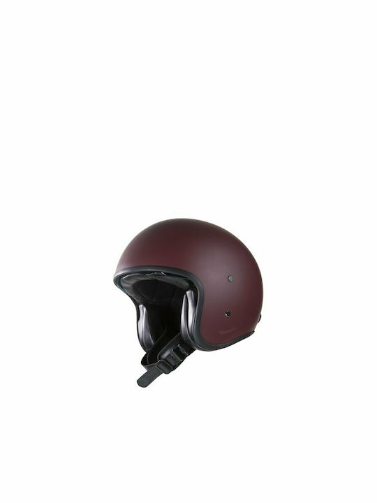 Garibaldi G03X Jet Helmet with Sun Visor ECE 22.05 Matt Deep Red GH6608.BU.S