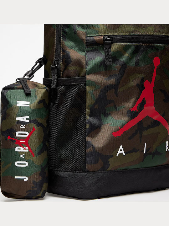 Jordan Air Ученическа Раница Гимназия Camo с Джоб за Бутилка
