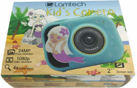Lamtech Kid Camera Action Camera Full HD (1080p) with Screen 2" Blue