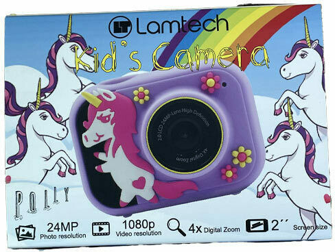 Lamtech Kid Camera Action Camera Full HD (1080p) with Screen 2" Purple