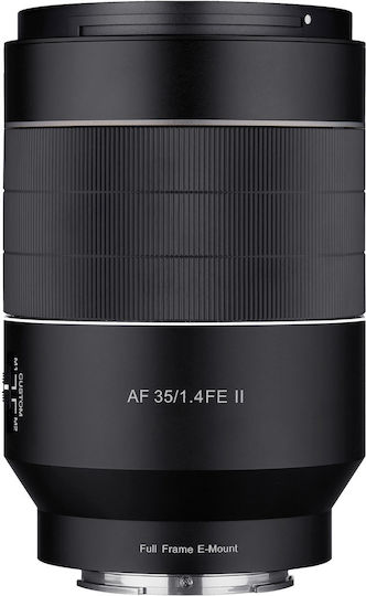 Samyang Full Frame Φωτογραφικός Φακός AF 35mm F/1.4 FE II Wide Angle για Sony E Mount Μαύρος