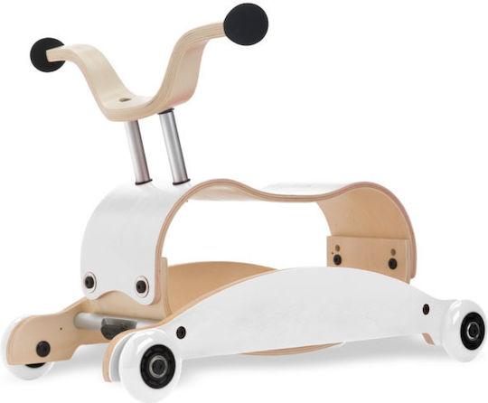 Wishbone Design Mini-Flip 3 in 1 Ride On για 9+ μηνών Λευκό