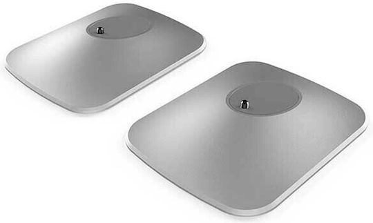 Kef Επιτραπέζιες Βάσεις Ηχείων P1 LSX (Ζεύγος) σε Ασημί Χρώμα