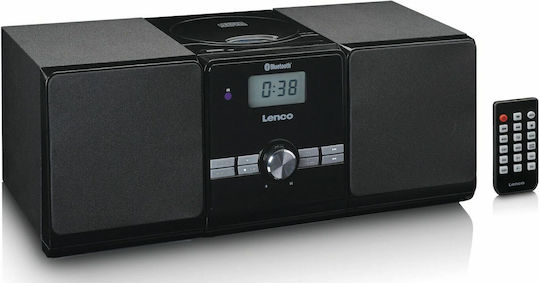 Lenco Аудиосистема 2 MC-030 MC-030 10W с CD Player, WiFi и Bluetooth Черен