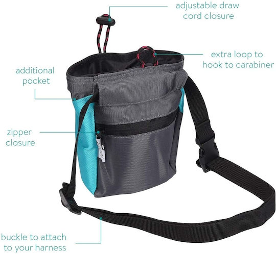 Navaris Chalk Bag Magnesia Case Light Blue