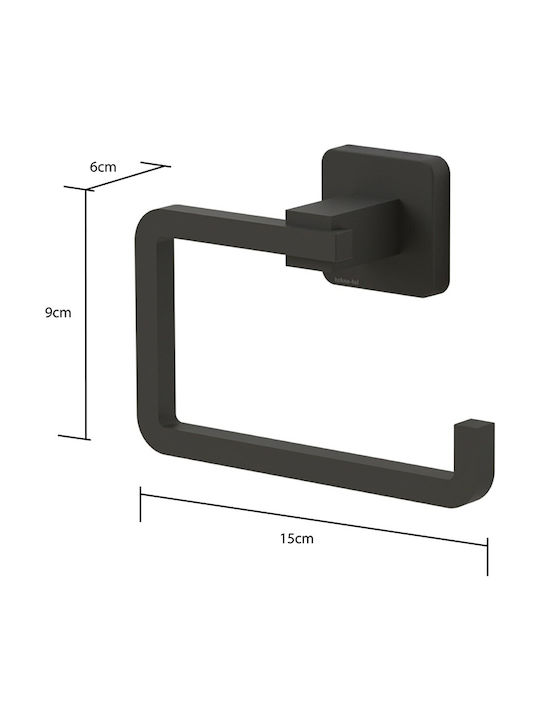 Tekno-Tel MG394 Metallic Paper Holder Wall Mounted Black