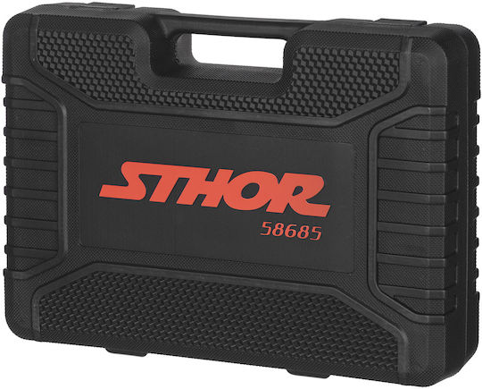 Sthor Set Ratchet 1\2" & 1\4" 108pcs