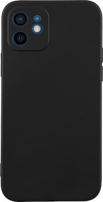 Idol 1991 Velvet Silicone Back Cover Black (iPhone 12 mini)