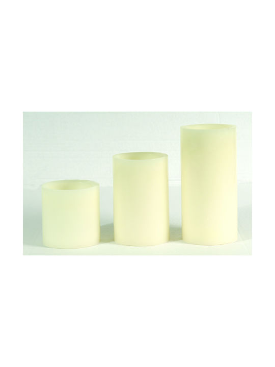 Lianos Decorative Lamp Wax Polish Battery White