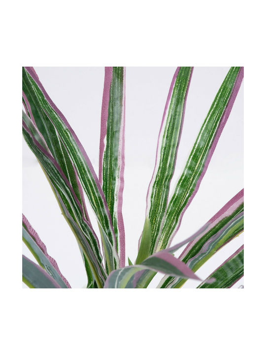 GloboStar Ramură Decorativă Artificială Dracaena Green - Purple 45cm 1buc