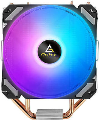 Antec A400i CPU Kühlung für Socket /A/M/4/ / /1/2/0/0/ /1/1/5/x/ /1/7/0/0/ mit RGB Beleuchtung Schwarz