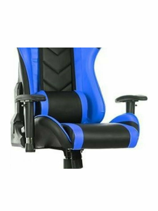 Havit GC932 Καρέκλα Gaming Δερματίνης με Ρυθμιζόμενα Μπράτσα Μαύρο/Μπλε